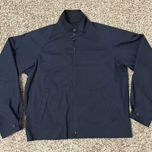 London fog navy blue women jacket full zip size 38 Regular